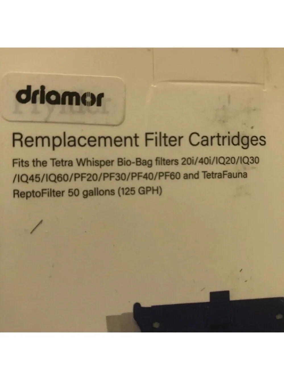 Driamor Aquarium Cartridges Tetra Whisper Bio-Bag 6 Set Medium